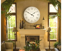 Off White Personalized Clock