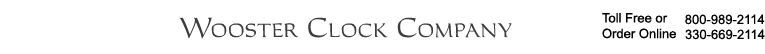 Wooster Clock Company