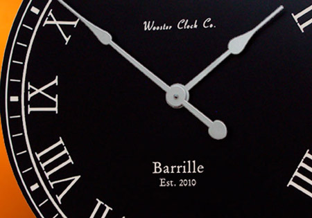 Black and White Wall Clock