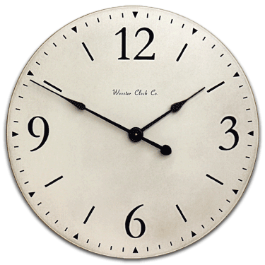 SD Series Series Personalized Clocks from Wooster Clock Company